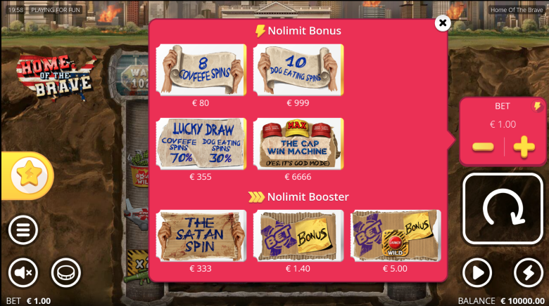 Buying bonuses