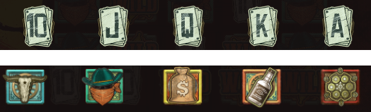 Dead or a Wild symbols